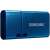 Pendrive Samsung 256GB USB typu C, niebieski, widok z boku