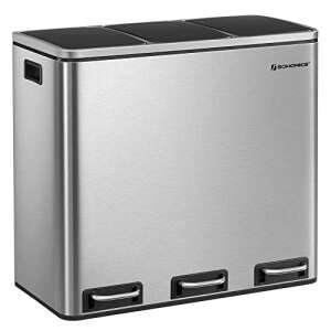 Odpadkový kôš, kôš na separovaný odpad, 54 litrov 3 x 18 L | SONGMICS