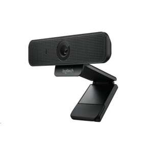 Logitech C925e HD 1080p webcam, black, angled view - Logitech Webcam