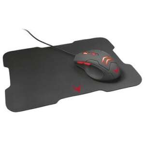 Varr VSETMPX4 gaming mouse and mousepad combo, black - Electronic