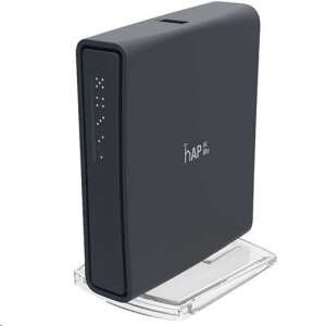 MikroTik RB952Ui-5ac2nD-TC Wi-Fi Tower Router, black, front view - MikroTik Wi-Fi Router, Adapter