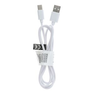 Weißes USB-C auf USB-A Kabel - 1m Laden und Datenübertragung - OEM USB-Kabel