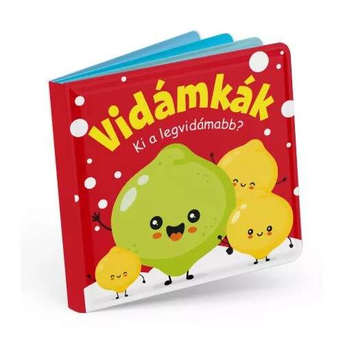 Vidámkák - sípoló könyv, fürdőkönyv vidám citromokkal, tökéletes a fürdéshez és a tanuláshoz