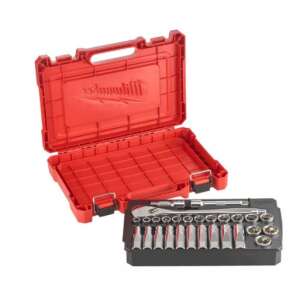 Milwaukee 28 darabos 1/2 hüvelykes metrikus racsnis dugókulcs készlet tokkal - Dugókulcs