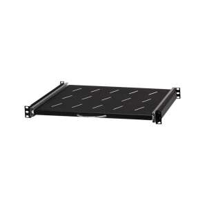 Stalflex raft de sertar rack 1U 19" 350 mm negru - Accesorii pentru dulapuri Rack