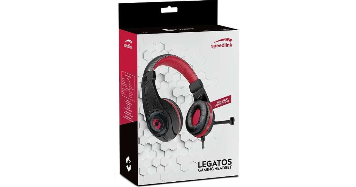 860000 Bk Legatos Stereo Headset Speedlink Legatos Shop