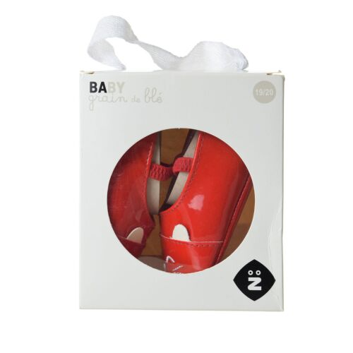 Babakocsicipő - Cica minta - Piros - 19/20 EU 130489655