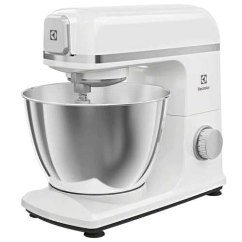 Electrolux E5KM1-4SWB 1200 W, 6 speed white-stainless steel kitchen robot