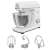 Electrolux E5KM1-4SWB 1200 W, 6 speed white-stainless steel kitchen robot with accessories