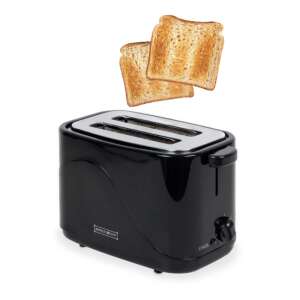 Royalty Line 2-szlicetowa toster, czarny, 700W