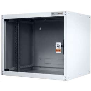 Legrand EvoLine 7U 19 inch wall mount rack cabinet with glass door, grey, single bay, pre-assembled, max 65 kg - Rack Cabinet