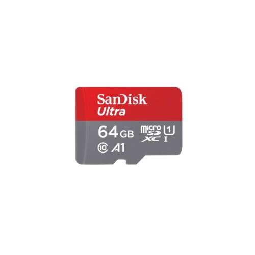 Karta Sandisk 215421 MicroSD Ultra ANDROID 64GB, 140MB/s, A1, Class 10, UHS-I
