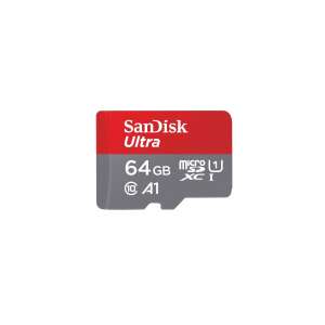 SanDisk Ultra 64GB microSDXC Speicherkarte, UHS-I, Class 10, A1 - SanDisk