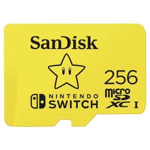 Sandisk 183573 Card MicroSDXC Nintendo Switch 256GB, 100MB/s, U3, C10, A1, UHS-1