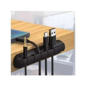 Univerzális kábelrendszerező (fekete)