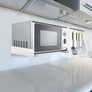 Mikrohullámú sütő fali tartó, 35 kg, fehér