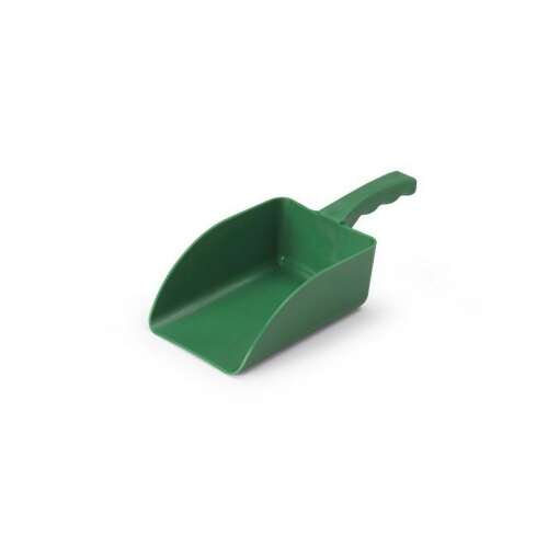 Zelená hygienická naberačka Igeax, kapacita 0,5 l, na meranie a presúvanie múky a iných práškov