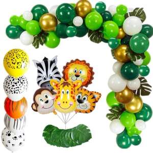 Sada balónov na džungľovú párty (109 kusov) 48326880 Balóny