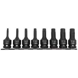 Proline 1/2" Torx bit adapter készlet, 8 darab, T30-T80 - Proline