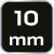 NEO 1/2" spline bit adapter, 10 mm 48327580