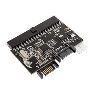 IDE to SATA converter adapter, bidirectional, supports SATA ATA PATA, black PCB - IDE & SATA Adapter