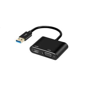 USB to HDMI and VGA adapter, connect your laptop or PC to an external monitor or projector - HDMI Adapter