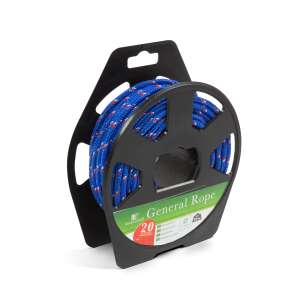 Frânghie generală 6 mm 10 m roșu-albastru frânghie împletită pe bobină - Fixator