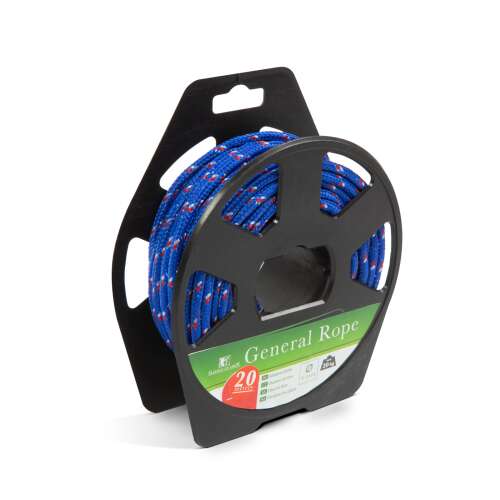 Frânghie generală 6 mm 10 m roșu-albastru frânghie împletită pe bobină