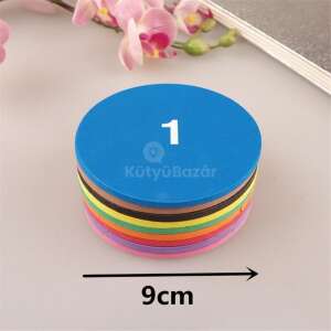 Cercuri fracționare pentru copii, jucărie de învățare a matematicii, manipulatoare fracționare, cercuri colorate din spumă, 9 bucăți, 1/2, 1/3, 1/4, 1/5, 1/6, 1/8, 1/10, 1/11, 1/12, 9cm diametru - Jocuri educative pentru școlari