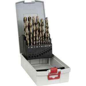 Bosch 25 részes HSS-Co fémfúrókészlet műanyag dobozban - Fúrószár