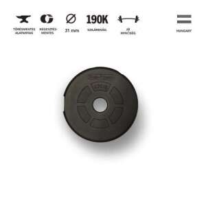 GazoFitness® Záťažová doska 1,25 Kg 48332424 - GAZO FITNESS Závažia a činky