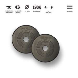 GazoFitness® Závažie 2×1,25 kg (celkom 2,5 kg) 48332425 - GAZO FITNESS Závažia a činky