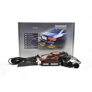 Vertex tolatóradar 4 fekete szenzorral és LED kijelzővel - Tolatóradar