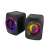 Esperanza EGS104 Sakara 2.0 difuzoare stereo iluminate USB, negru