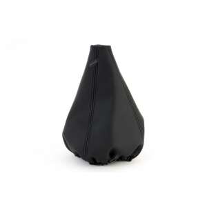 Schwarze Leder-Schalthebel-Abdeckung, AMiO 01760 - AMiO