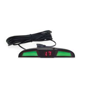 AMiO COB LED kijelző tolatóradarhoz, fekete színű, piros LED kijelzővel és zöld fényekkel - Tolatóradar