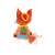 RÓKA BABAKOCSI JÁTÉK plush fox baby stroller toy with sensory features - back view
