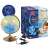 Buki Space Globe Day and Night, 21 cm diameter, shows the world map and constellations