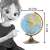 Buki Space Globe Day and Night, 21 cm diameter, shows the world map and constellations