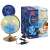 Buki Space Globe Day and Night, 21 cm diameter, shows the world map and constellations
