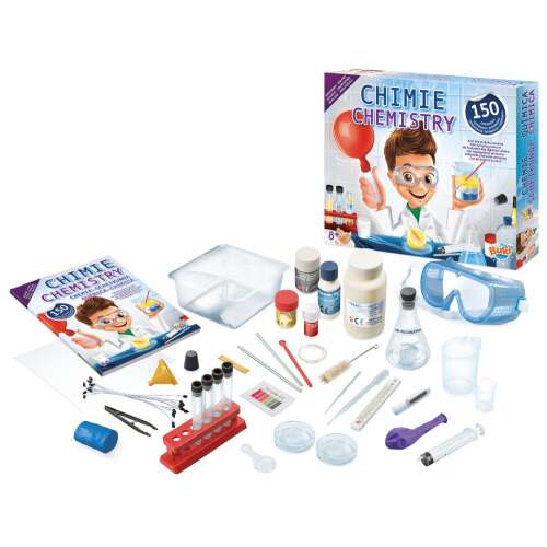 Buki Chimie Chemistry 150 experiments science kit for kids, with all the tools and ingredients