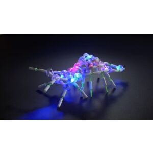 Light Up Links illuminated creature, flexible building toy - Plastic Building Toy