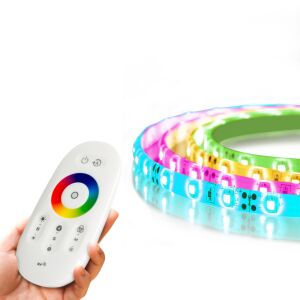 LED Strip Light with Remote Control, 5m Color Changing LED Tape - LED Strip