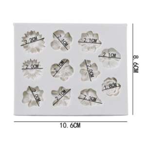 Szilikon fondant forma