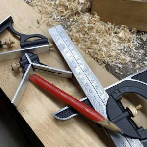 Multifunctional metal ruler with protractor and level, great for woodworking and DIY projects - Spirit Level