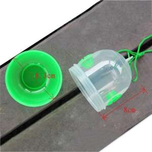 Wasp trap dimensions, 8cm and 8.3cm, green plastic, hanging - Nonbrand Insect trap