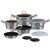 Berlinger Haus Moonlight Collection 10+3-piece dinnerware set with titanium coating 48347522