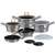 Berlinger Haus Moonlight Collection 10+3 piece cookware set with titanium coating