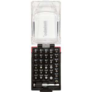 Zestaw bitów Metabo 626696000, 32-częściowy, z magnetycznym uchwytem szybkiej wymiany bitów, bity ze stali chromowo-wanadowej, bity z kodowaniem kolorów, do wkrętarek i wiertarek - Bithead