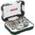 Bosch 2607017322 bit set with ratchet, 32 pieces, open case